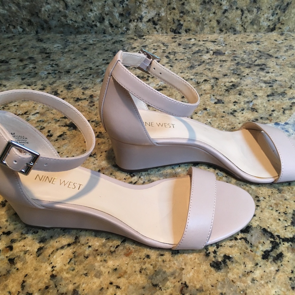 Nine West Ankle Strap Wedges